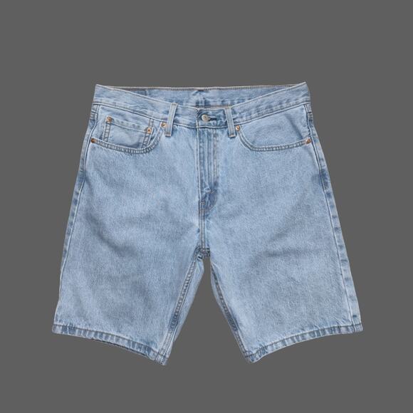 Levi's 405 20" Light Wash Denim Shorts Men's Size 34 GUC - Picture 1 of 11